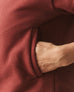 Women's Fleece Bomber Jacket - Russet Brown